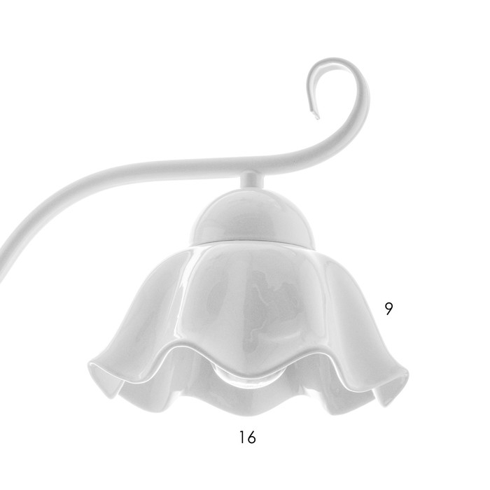 Люстра Люстра "Лукреция" 3хЕ27 40Вт белый 69х69х37-72 см BayerLux