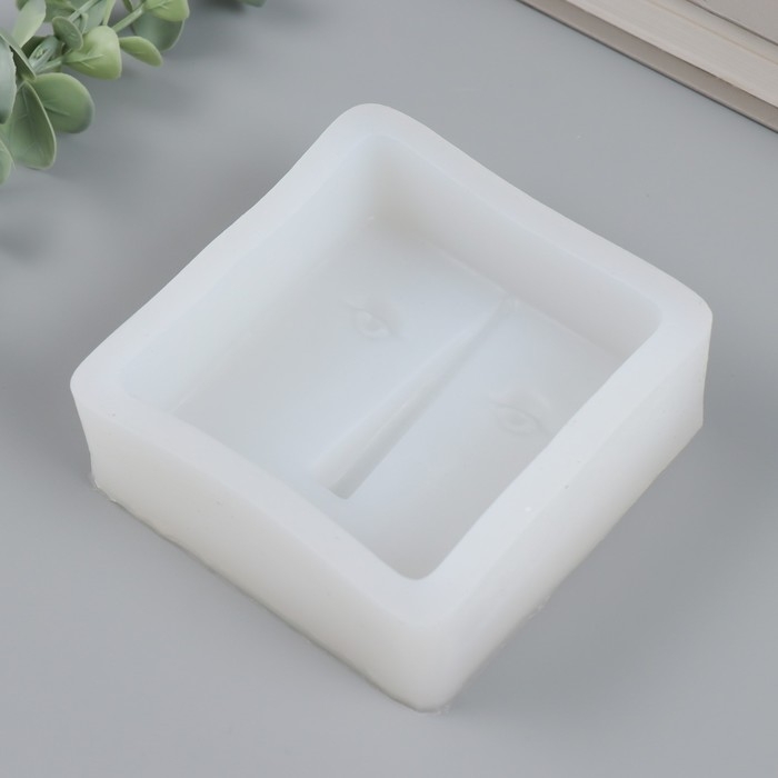 Молд силикон Молд силикон "Абстракция - квадратное лицо" 10,4х10,4х3,7 см