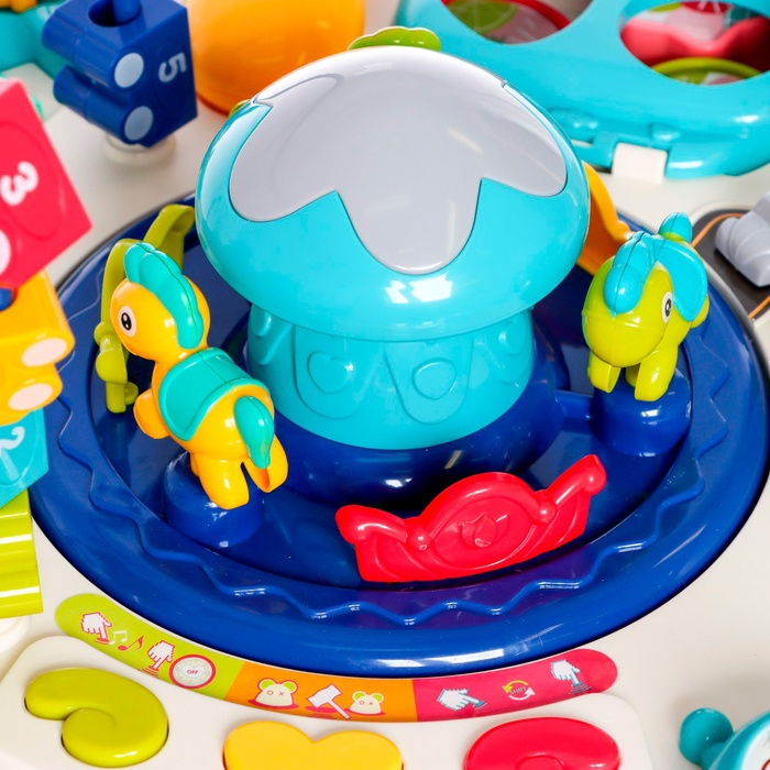 Развивающий столик «Весёлая игра», световые и звуковые эффекты Развивающий столик «Весёлая игра», световые и звуковые эффекты