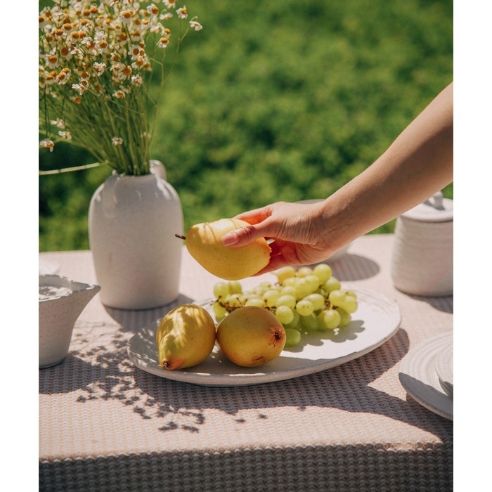 Блюдо для подачи SL Home «Арена Бланка», 34×24 см, цвет белый Блюдо для подачи SL Home «Арена Бланка», 34×24 см, цвет белый