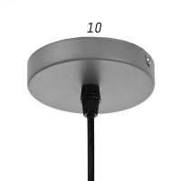 Светильник BayerLux 1653/1GY E27 40Вт серый 25х26х40-135 см