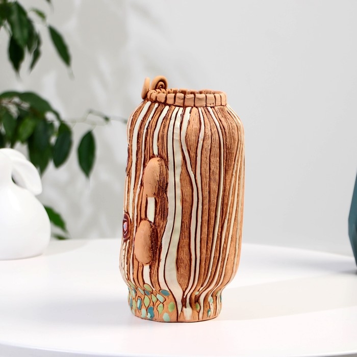 Сувенир керамика Сувенир керамика "Девочка из сказки с единорогом" (Ваза), светлая h=24,5 см V=1,5л