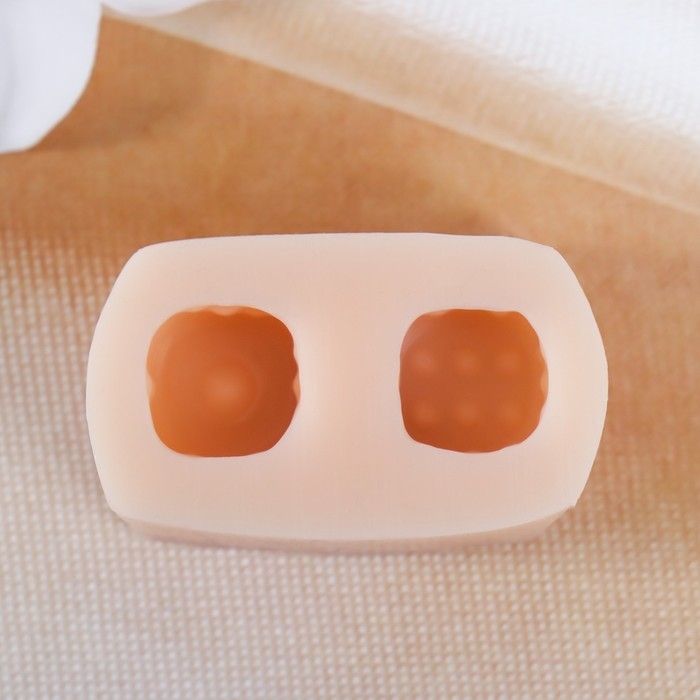 Молд силиконовый Молд силиконовый "Игральные кости" 1,3х1,3х1,3 см