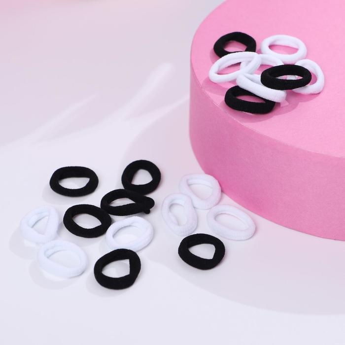 Резинки для волос «Махрушка», панда, 50 шт. Резинки для волос «Махрушка», панда, 50 шт.