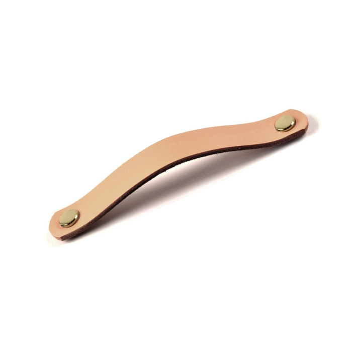 Ручка-скоба CAPPIO RSC010, кожа, м/о 128 мм, цвет бежевый Ручка-скоба CAPPIO RSC010, кожа, м/о 128 мм, цвет бежевый