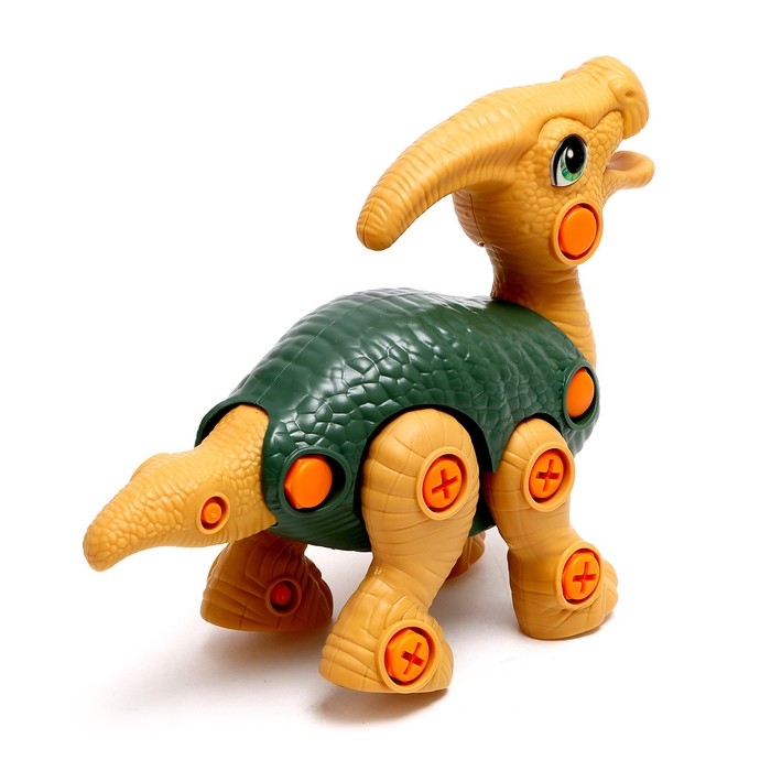 Конструктор винтовой «Паразауролоф», с отвёрткой, 28 элементов Конструктор винтовой «Паразауролоф», с отвёрткой, 28 элементов