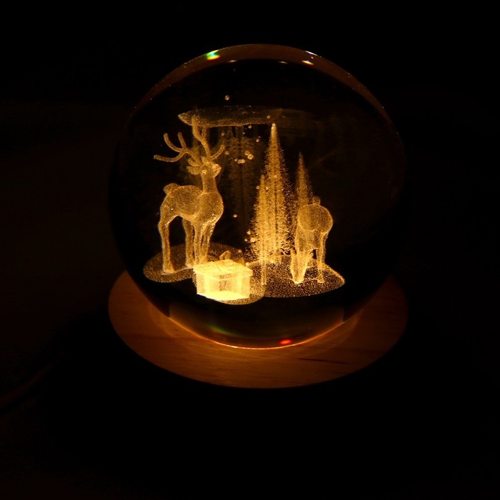 Светильник новогодний «Новый год! Сказочный лес» Светильник новогодний «Новый год! Сказочный лес»