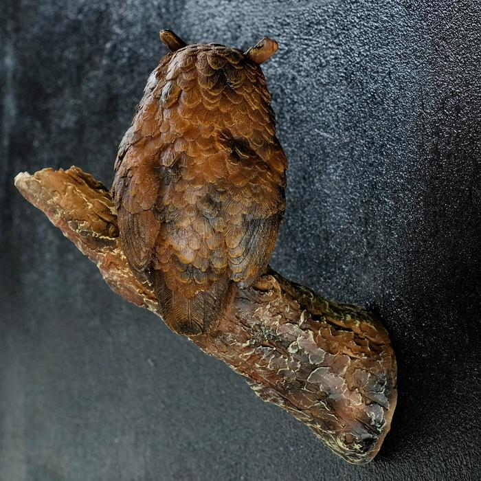 Подвесной декор Подвесной декор "Филин на сучке" 20х9х14,5см