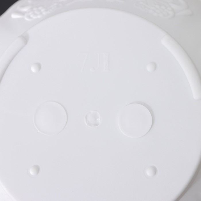 Горшок с поддоном «Ангара», 7 л, белый Горшок с поддоном «Ангара», 7 л, белый