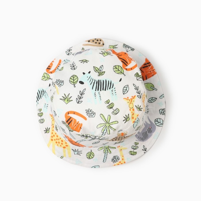 Панама детская, цвет белый, размер 48 Панама детская, цвет белый, размер 48