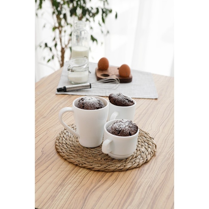 Кружка Avvir «Чайная», 220 мл, стеклокерамика, цвет белый Кружка Avvir «Чайная», 220 мл, стеклокерамика, цвет белый