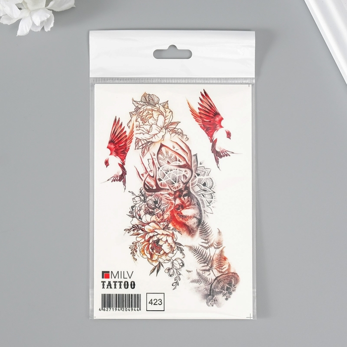 Татуировка на тело Татуировка на тело "Олень" 10х15 см