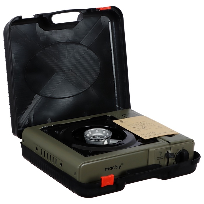 Плита газовая Maclay для кемпинга, с переходником Плита газовая Maclay для кемпинга, с переходником