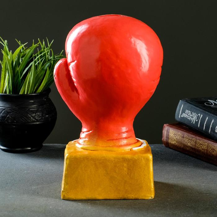 Копилка Копилка "Боксерская перчатка" красное золото, 15х12х24см