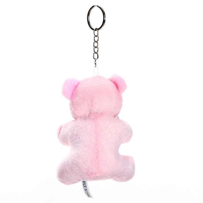 Брелок &laquo;Мишка с цветами&raquo;, цвета МИКС