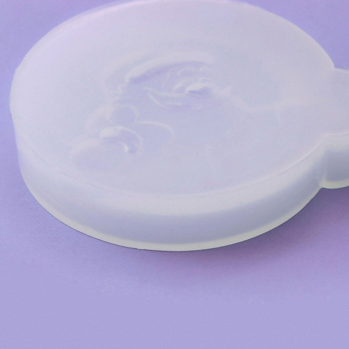 Силиконовый молд для леденцов и шоколада «Дед Мороз, с Новым годом!» Силиконовый молд для леденцов и шоколада «Дед Мороз, с Новым годом!»