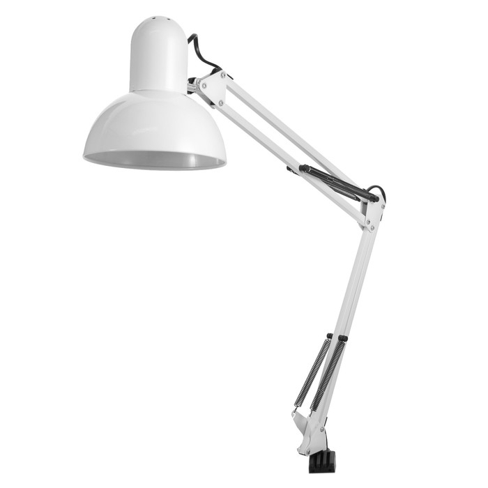 Настольная лампа на струбцине Е27 60Вт шнур 1,5м.