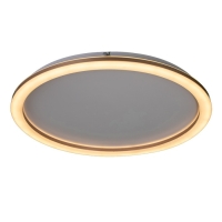 Люстра с ПДУ "Ринго" LED 62Вт 3000-6000К золото 50х50х4,5 см BayerLux