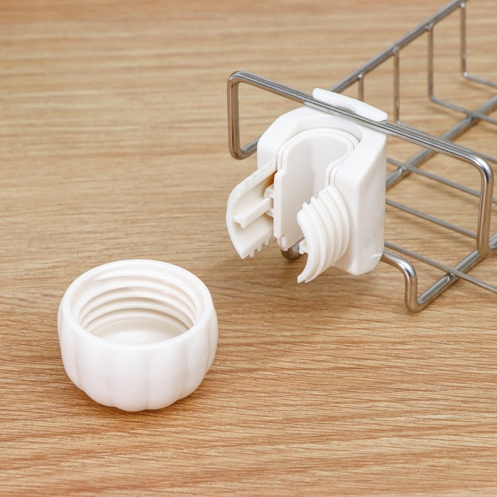 Подставка для губок на кран, 17×10×3,5 см, цвет хром Подставка для губок на кран, 17×10×3,5 см, цвет хром