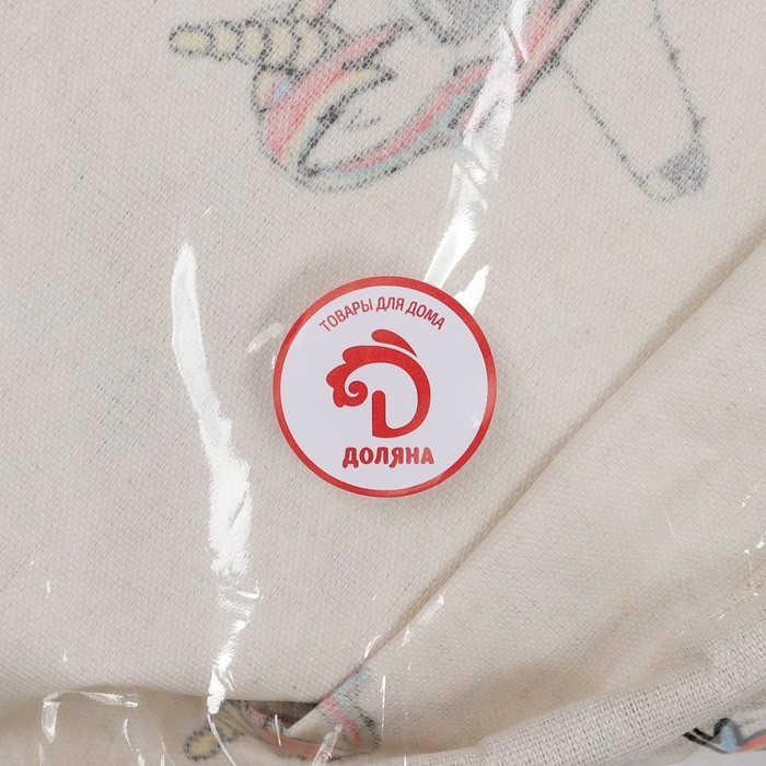 Корзина бельевая текстильная Доляна «Единороги», 40×40×48,5 см Корзина бельевая текстильная Доляна «Единороги», 40×40×48,5 см