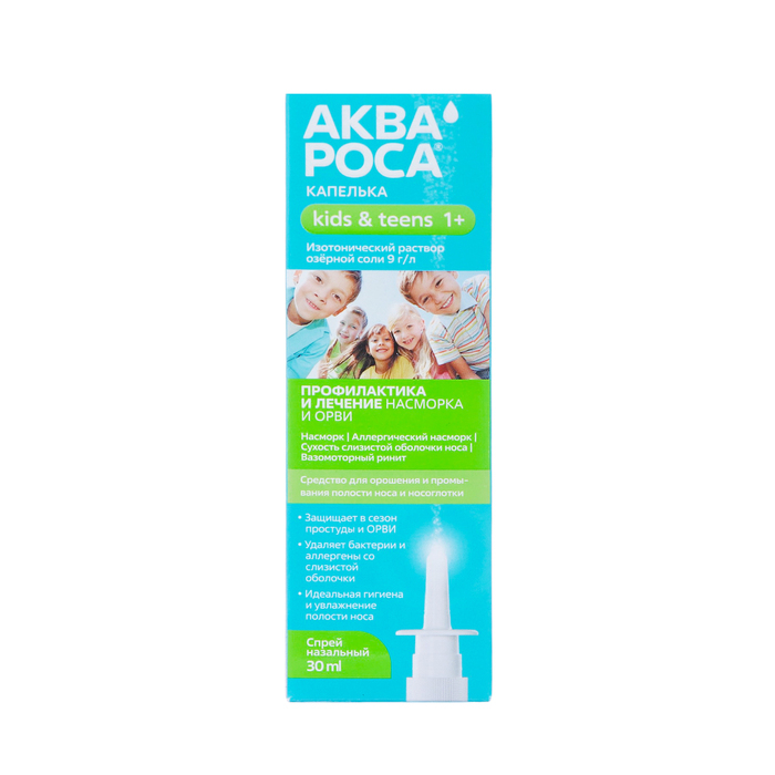 Набор Набор "АкваРоса+", спрей назальный 30 мл + ополаскиватель минеральный 300 мл, дополнительная насадка