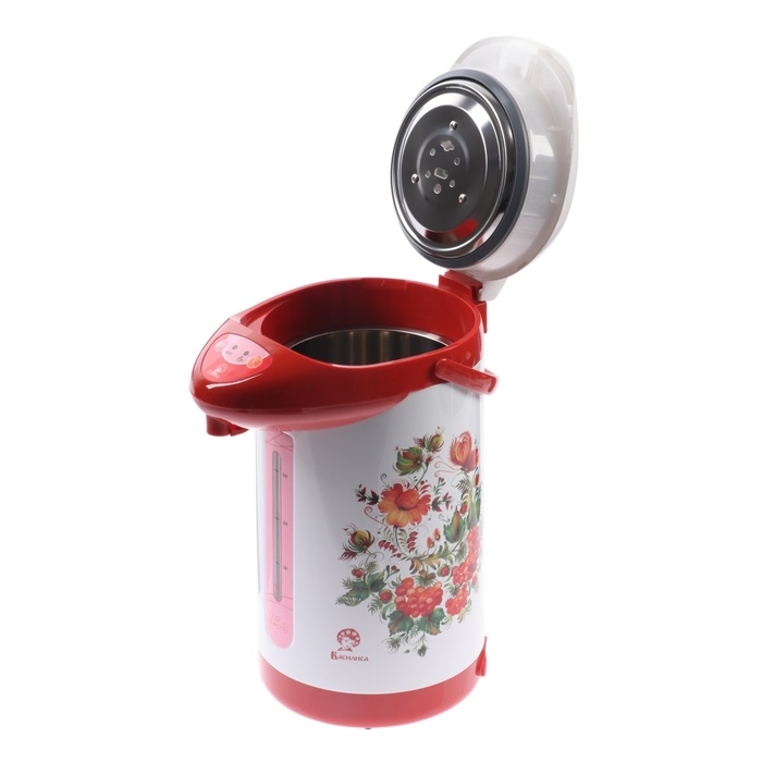 Термопот ВАСИЛИСА ТП2-750, 750 Вт, 3.5 л, бело-красный Термопот ВАСИЛИСА ТП2-750, 750 Вт, 3.5 л, бело-красный