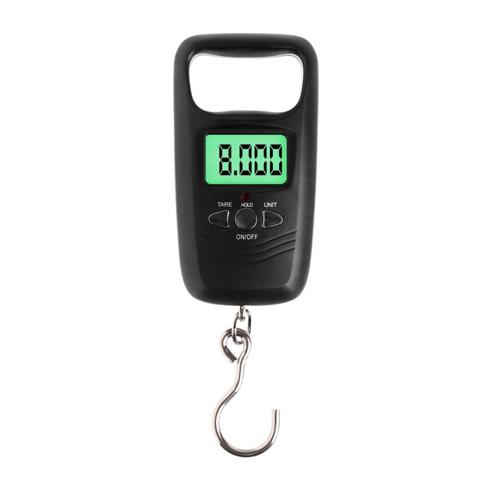 Весы-безмен Luazon LVU-07, электронный, до 50 кг, точность до 10 г, подсветка, чёрный Весы-безмен Luazon LVU-07, электронный, до 50 кг, точность до 10 г, подсветка, чёрный