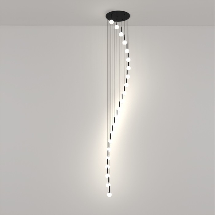 Светильник-каскад Светильник-каскад "Сиена" 20хЕ27 40Вт черный 60х60х520 см