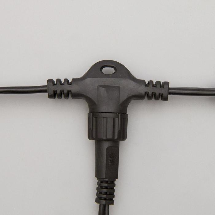 Гирлянда «Занавес» 2 × 6 м, IP44, УМС, тёмная нить, 1440 LED, свечение тёплое белое, 220 В Гирлянда «Занавес» 2 × 6 м, IP44, УМС, тёмная нить, 1440 LED, свечение тёплое белое, 220 В