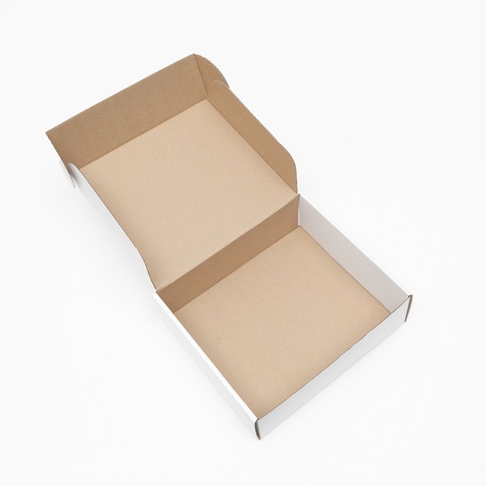 Коробка самосборная, белая, 27 х 24 х 8 см Коробка самосборная, белая, 27 х 24 х 8 см