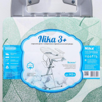 Доска гладильная Nika «Ника 3+», 122×34 см, два положения высоты 70,85 см, рисунок микс