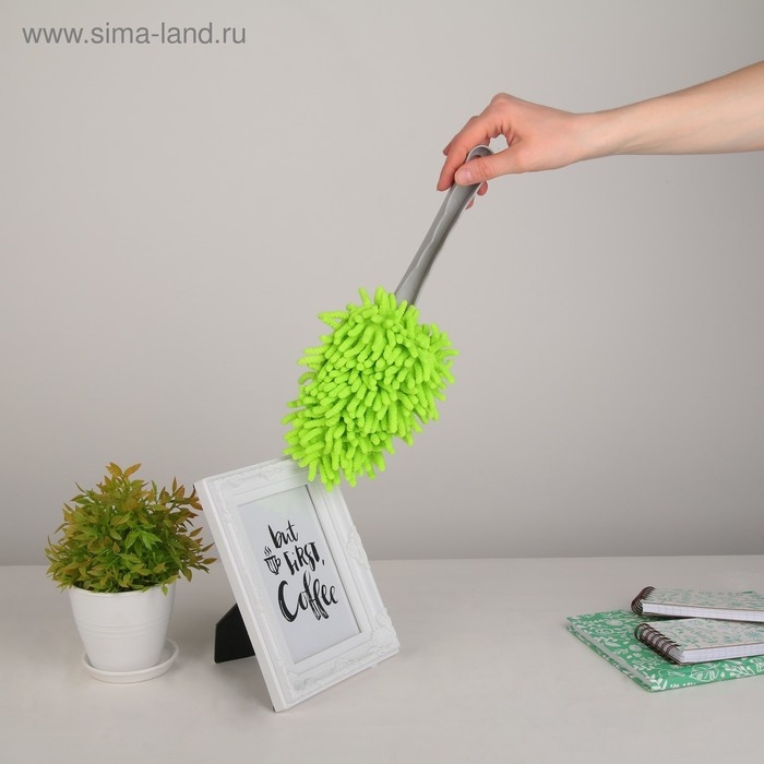 Щётка для удаления пыли Доляна, 28 см, цвет МИКС Щётка для удаления пыли Доляна, 28 см, цвет МИКС