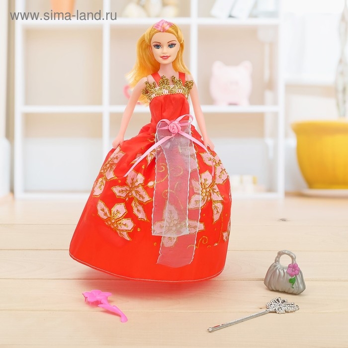 Кукла-модель «Ника» в платье с аксессуарами, МИКС Кукла-модель «Ника» в платье с аксессуарами, МИКС