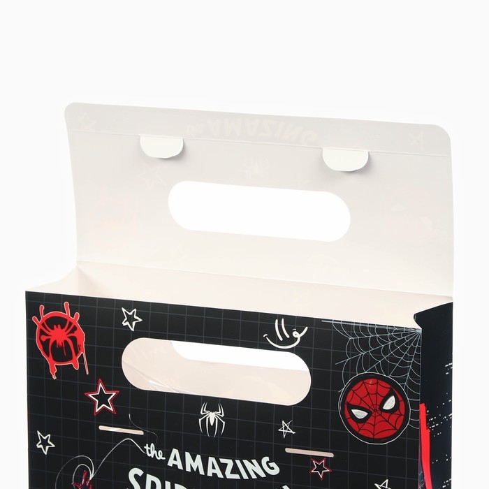 Пакет-коробка  Пакет-коробка "Amazing", Человек-паук, 24х20х7 см