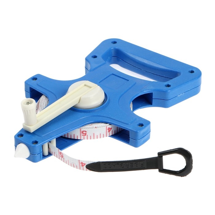 Рулетка геодезическая ТУНДРА, фиберглассовая лента, 20 м Рулетка геодезическая ТУНДРА, фиберглассовая лента, 20 м