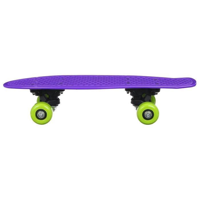 Пенниборд ONLITOP, 42х12 см, колёса PVC 50 мм, пластиковая рама, цвет фиолетовый Пенниборд ONLITOP, 42х12 см, колёса PVC 50 мм, пластиковая рама, цвет фиолетовый