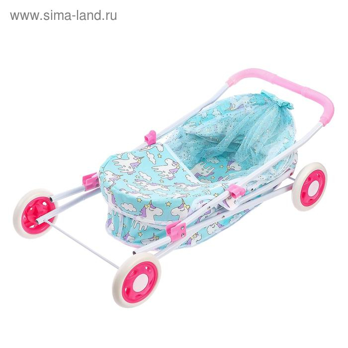 Коляска для кукол, универсальная, с металлическим каркасом Коляска для кукол, универсальная, с металлическим каркасом