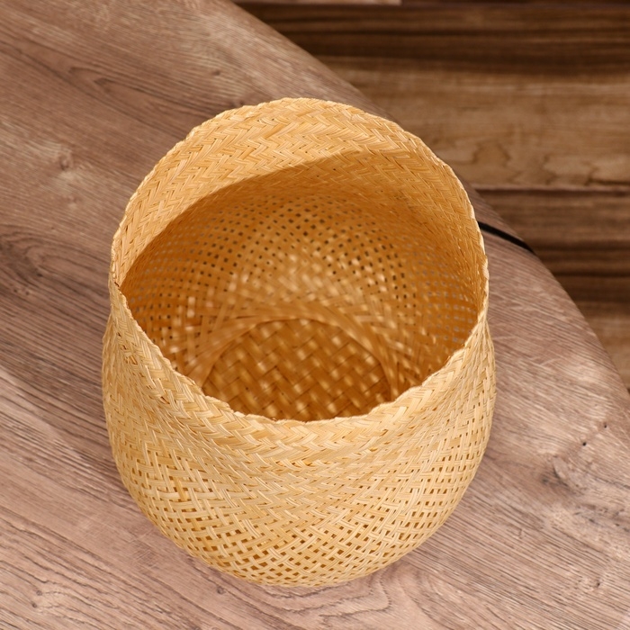 Корзинка плетёная, из бамбука 23х23х23 см Корзинка плетёная, из бамбука 23х23х23 см