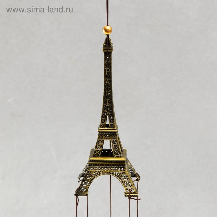 Музыка ветра металл Музыка ветра металл "Эйфелева башня" 4 колокольчика 41 см