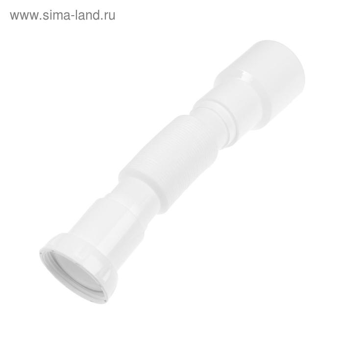 Труба гофрированная Unicorn, 45 х 40/50 мм, с гайкой, плоская прокладка, 40 см Труба гофрированная Unicorn, 45 х 40/50 мм, с гайкой, плоская прокладка, 40 см