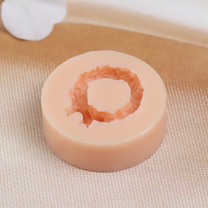 Новогодний молд силикон Новогодний молд силикон "Новогодний венок" 2,5х3х1 см