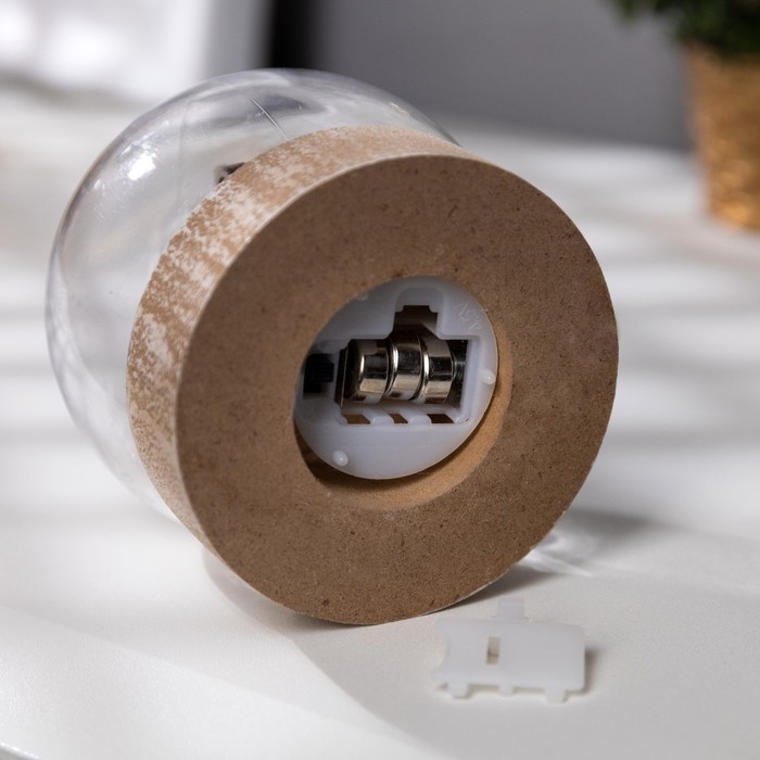 Светодиодная фигура «Шар с оленем» 8 × 8.5 × 8 см, дерево, пластик, батарейки AG13х3 (в комплекте), свечение тёплое белое Светодиодная фигура «Шар с оленем» 8 × 8.5 × 8 см, дерево, пластик, батарейки AG13х3 (в комплекте), свечение тёплое белое