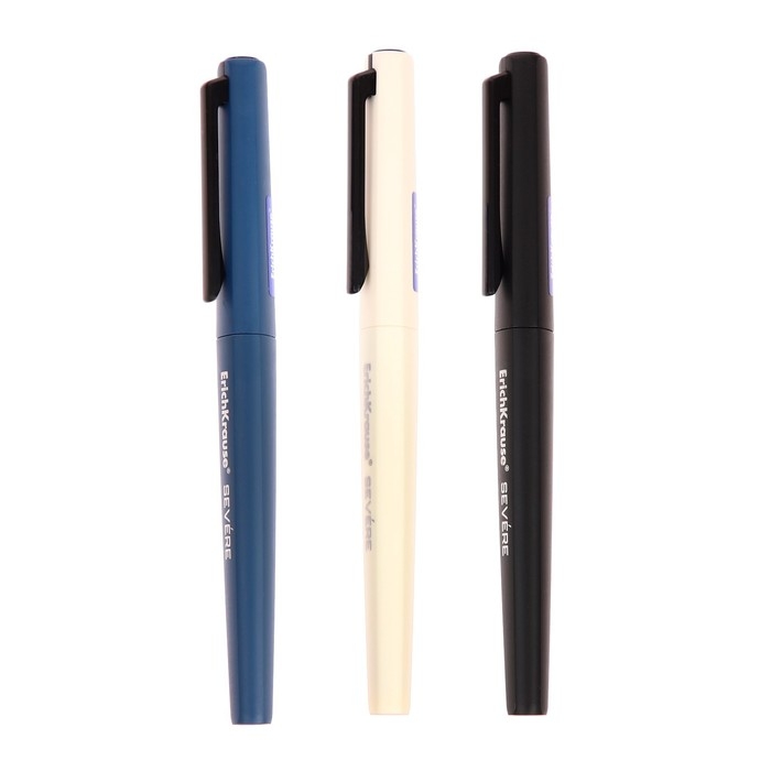 Ручка шариковая ErichKrause Severe, Ultra Glide Technology, узел 0,7 мм, чернила синие, корпус трехграный Soft-touch, супермягкое письмо Ручка шариковая ErichKrause Severe, Ultra Glide Technology, узел 0,7 мм, чернила синие, корпус трехграный Soft-touch, супермягкое письмо