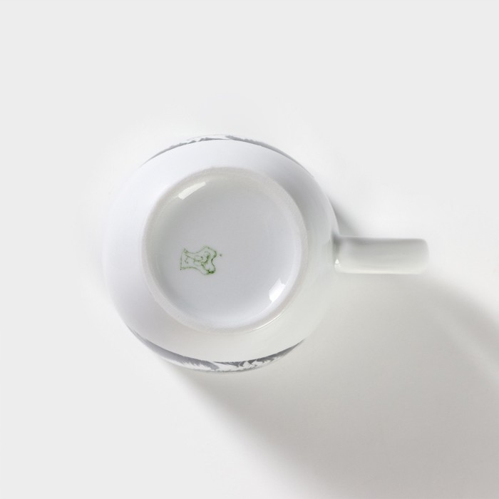 Кружка фарфоровая «Лев», 300 мл, белая Кружка фарфоровая «Лев», 300 мл, белая