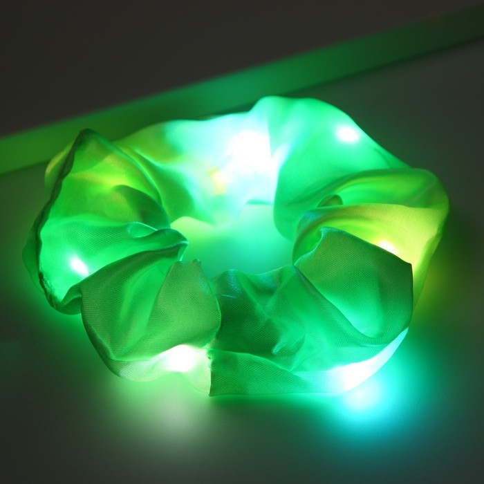 Резинки для волос светящаяся в темноте «Самой чудесной девочке» диам. 10 см Резинки для волос светящаяся в темноте «Самой чудесной девочке» диам. 10 см