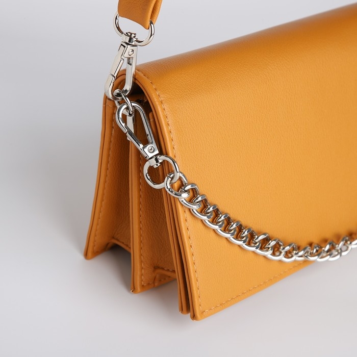 Сумка женская TEXTURA, мессенджер, маленький размер, цвет горчичный Сумка женская TEXTURA, мессенджер, маленький размер, цвет горчичный