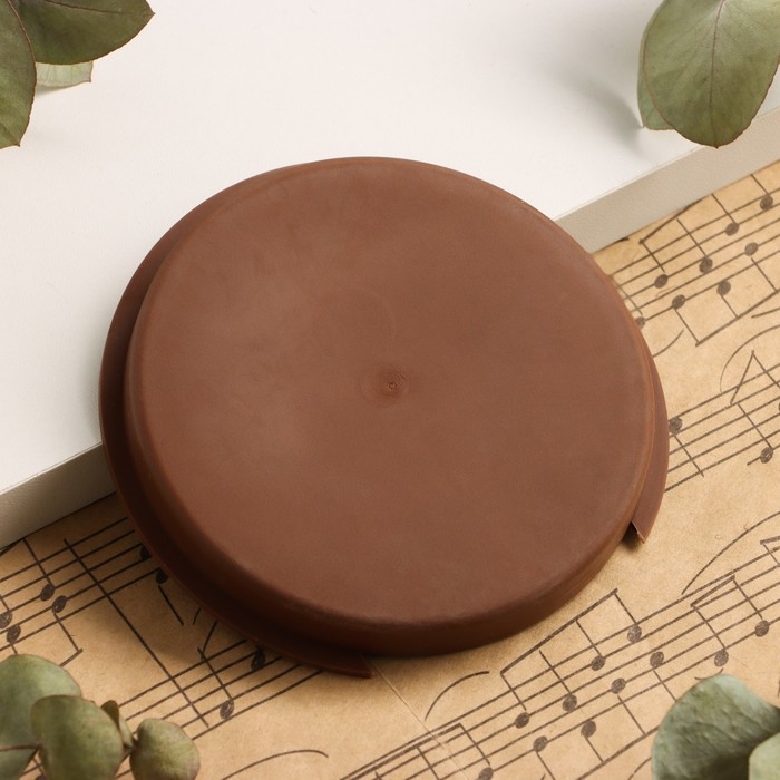 Сурдина для гитары Music Life, коричневая, d-10 см Сурдина для гитары Music Life, коричневая, d-10 см