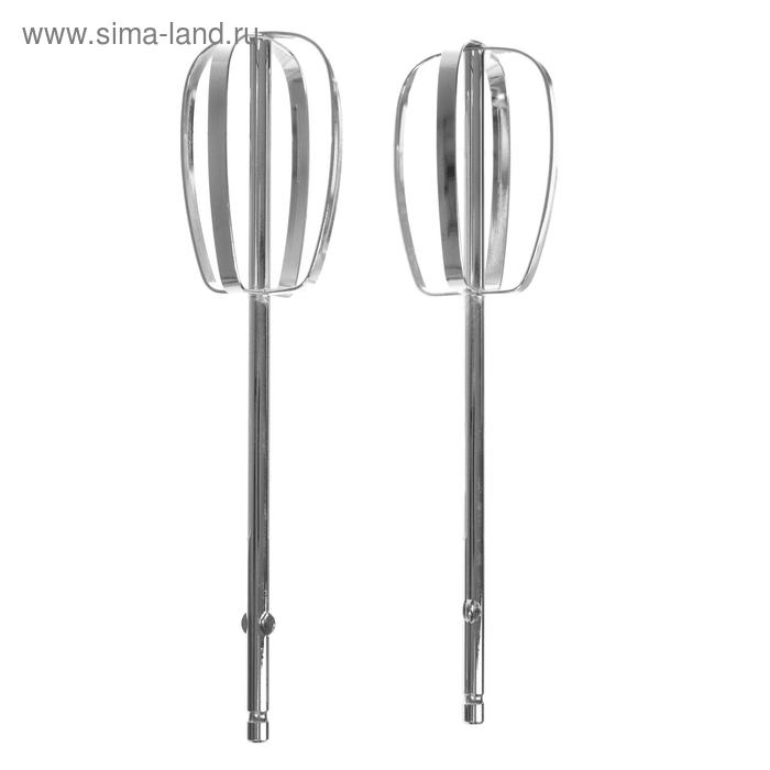 Миксер  Миксер "Матрёна" MA-012, ручной, 150 Вт, 7 скоростей, 2 насадки, бело-зелёный