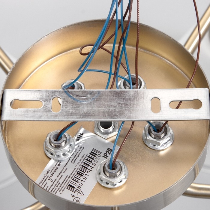 Люстра Люстра "Люси" 5х60Вт Е27 Античная бронза 60х60х29см