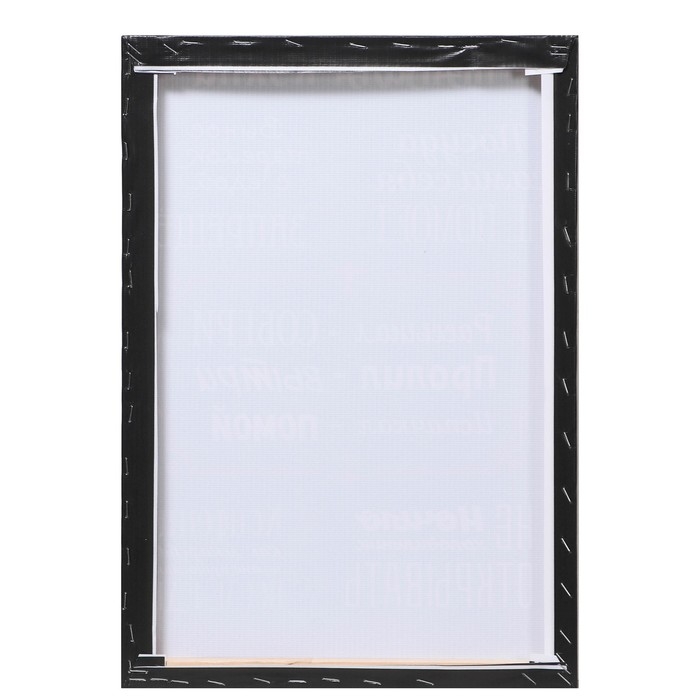 Картина Картина "Правила кухни" 35*50 см, на черном